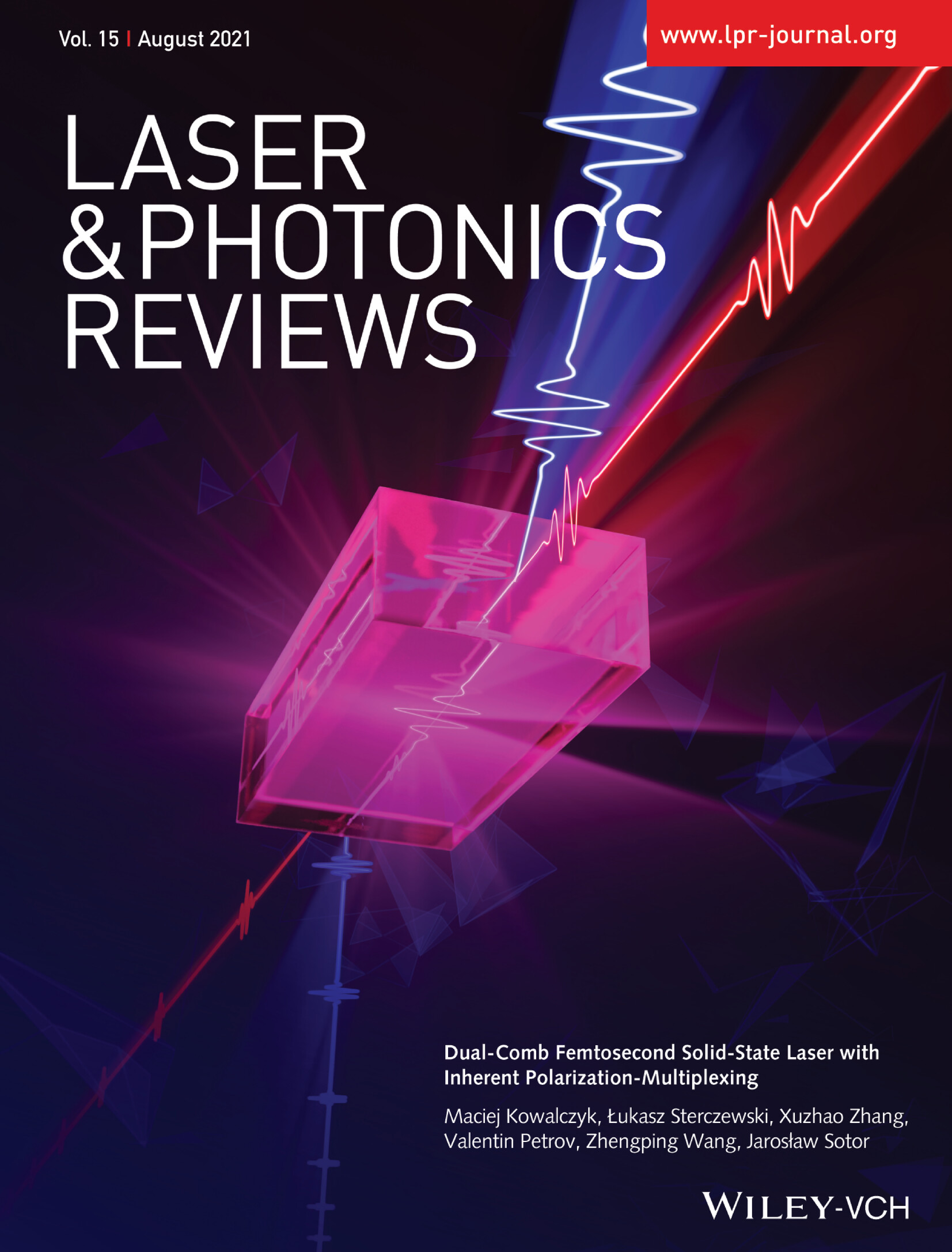 Dual-Comb Lasers: Dual-Comb Femtosecond Solid-State Laser with Inherent Polarization-Multiplexing (Laser Photonics Rev. 15(8)/2021) Volume 15 Issue 8, 2021