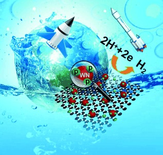 Phosphorus-Modified Tungsten Nitride/Reduced Graphene Oxide as a High-Performance, Non-Noble-Metal Electrocatalyst for the Hydrogen Evolution Reaction