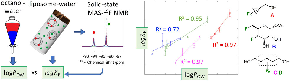 Lipophilicity Modulations by Fluorination Correlate with Membrane Partitioning