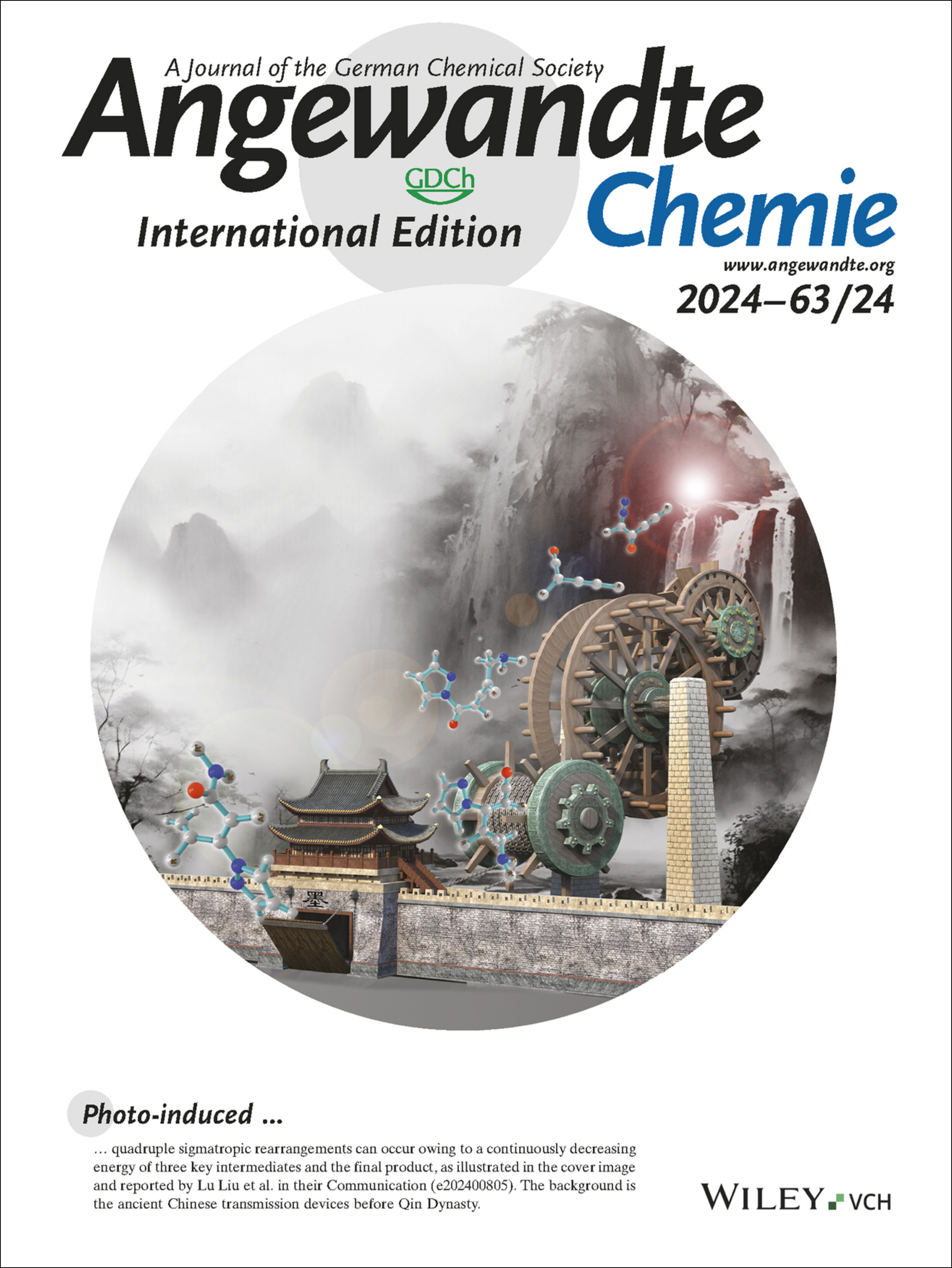 Inside Back Cover: Stereoselective Synthesis of Polysubstituted Conjugated Dienes Enabled by Photo-Driven Sequential Sigmatropic Rearrangement (Angew. Chem. Int. Ed. 24/2024) Volume 63 Issue 24, 2024
