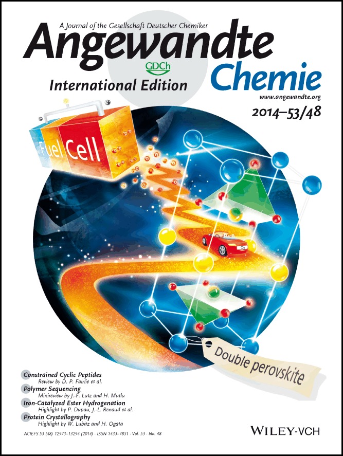 Cover Picture: Development of Double-Perovskite Compounds as Cathode Materials for Low-Temperature Solid Oxide Fuel Cells (Angew. Chem. Int. Ed. 48/2014)