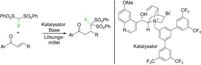 Catalytic Enantioselective Michael Addition of 1-Fluorobis(phenylsulfonyl)methane to α,β-Unsaturated Ketones Catalyzed by Cinchona Alkaloids