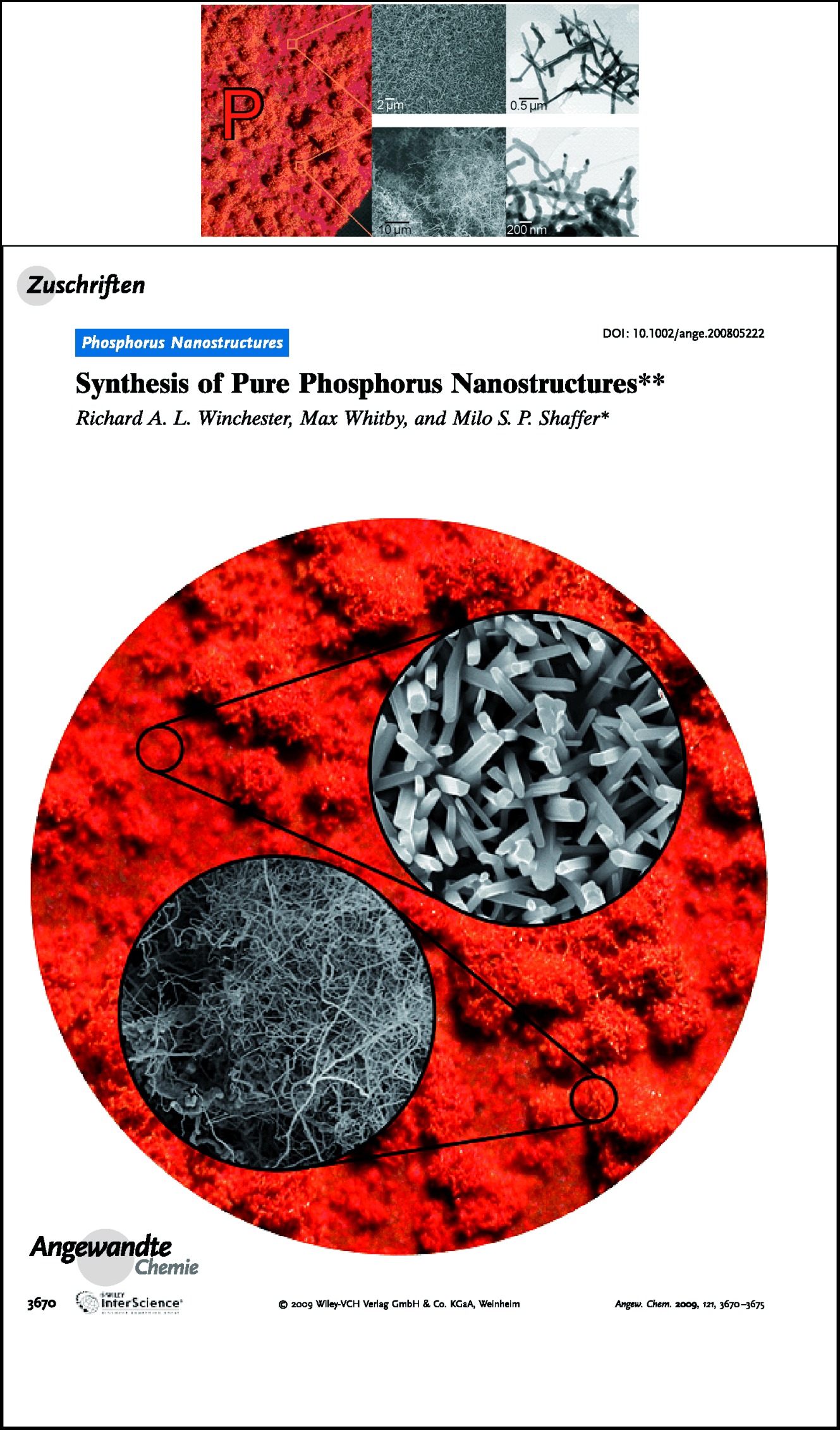 Synthesis of Pure Phosphorus Nanostructures