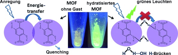 Turn-On Luminescence Sensing and Real-Time Detection of Traces of Water in Organic Solvents by a Flexible Metal–Organic Framework