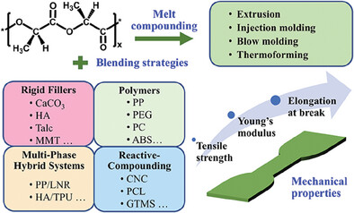 Melt Compounding of Poly(lactic acid)-Based Composites: Blending Strategies, Process Conditions, and Mechanical Properties