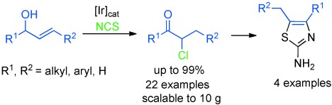 Iridium-Catalyzed 1,3-Hydrogen Shift/Chlorination of Allylic Alcohols