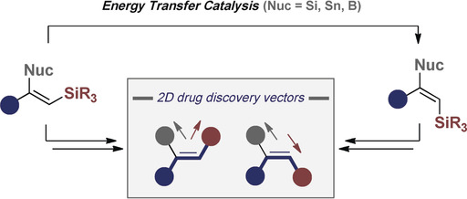 Geometric E→Z Isomerisation of Alkenyl Silanes by Selective Energy Transfer Catalysis: Stereodivergent Synthesis of Triarylethylenes via a Formal anti-Metallometallation