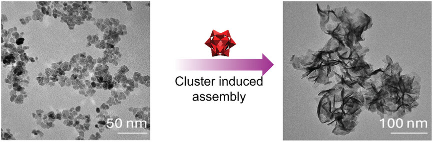 Homogeneous Integration of Polyoxometalates and Titania into Crumpled Layers