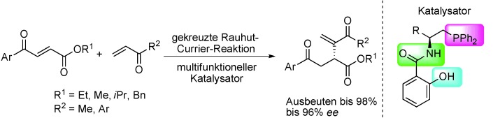 Highly Enantioselective Intermolecular Cross Rauhut–Currier Reaction Catalyzed by a Multifunctional Lewis Base Catalyst