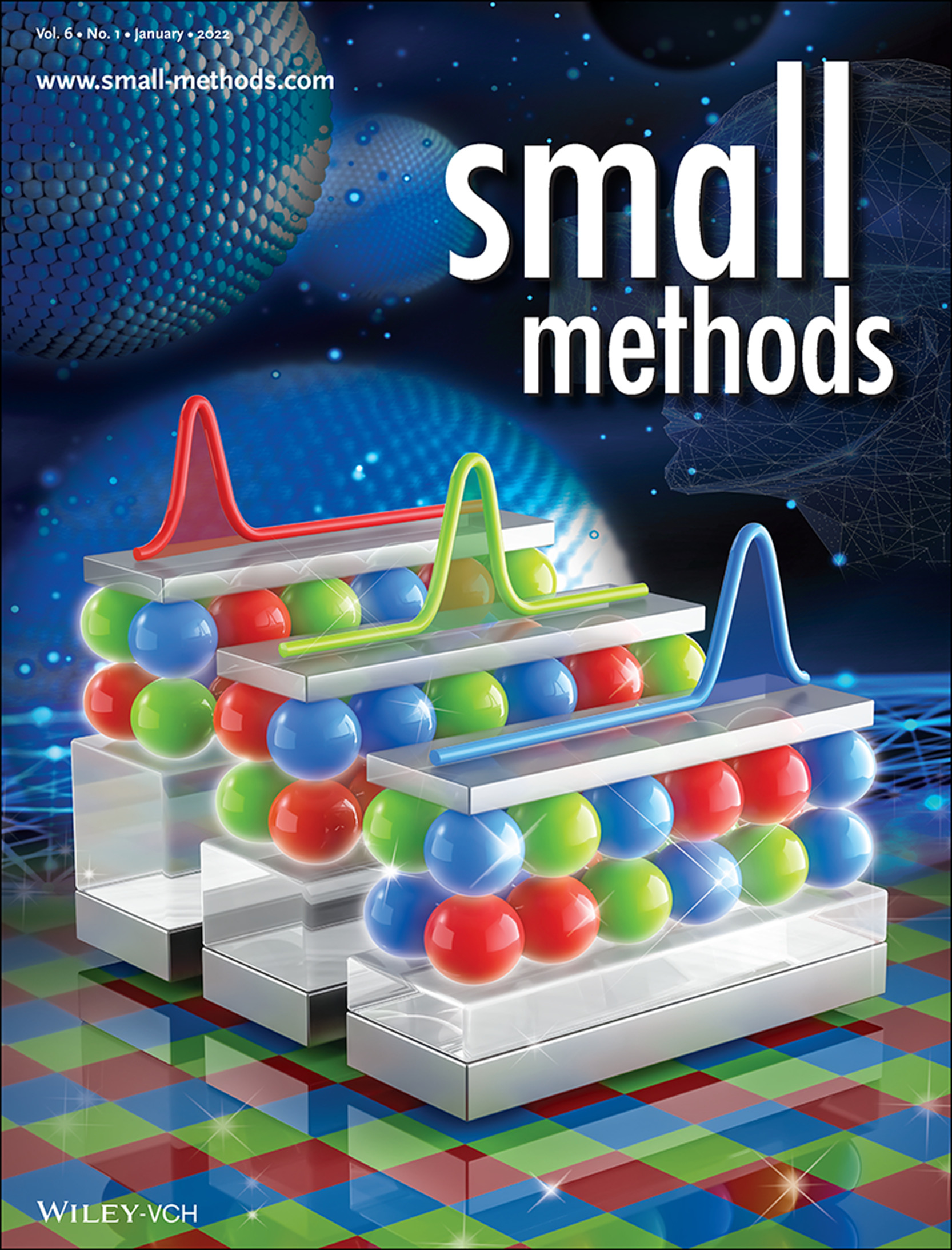 Ultrahigh Resolution Pixelated Top-Emitting Quantum-Dot Light-Emitting Diodes Enabled by Color-Converting Cavities (Small Methods 1/2022) Volume 6 Issue 1, 2022