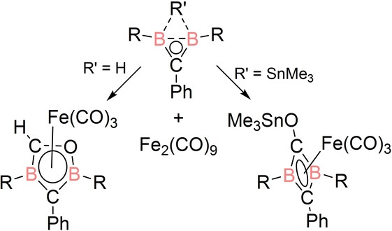 π-Complexes Derived from Non-classical Diboriranes: Side-on vs. End-on Carbonylative Ring Expansion
