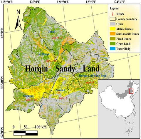 Effects of environmental factors on genetic diversity of Caragana microphylla in Horqin Sandy Land, northeast China