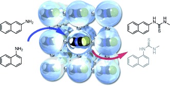 Reagent-Installed Capsule Network: Selective Thiocarbamoylation of Aromatic Amines in Crystals with Preinstalled CH3NCS