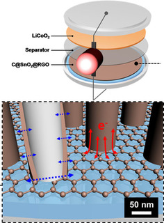 Carbon-Encapsulated SnO2 Core–Shell Nanowires Directly Grown on Reduced Graphene Oxide Sheets for High-Performance Li-Ion Battery Electrodes