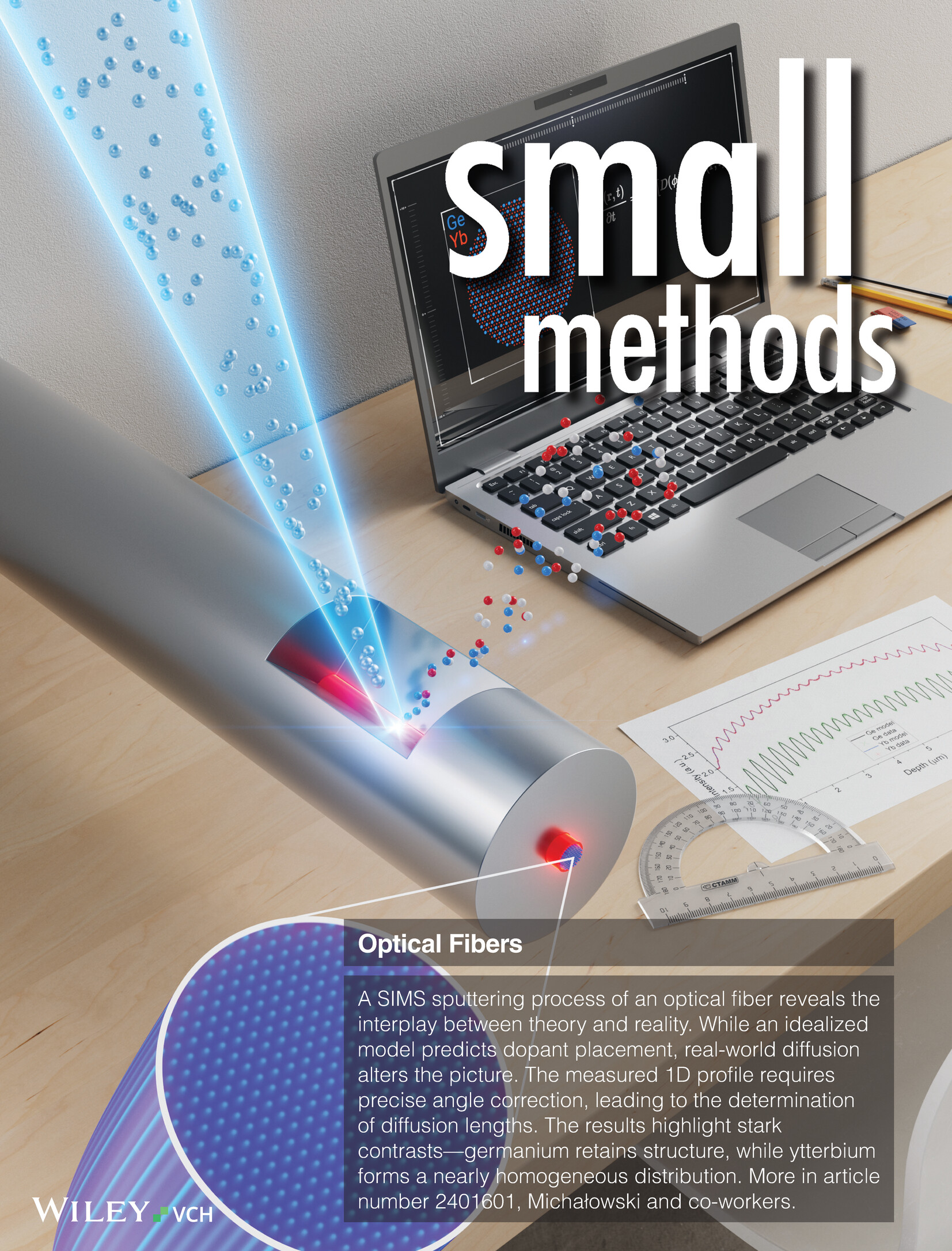 Secondary Ion Mass Spectrometry Approach for Measuring the Diffusion Range in Optical Fibers with Nanostructured Cores (Small Methods 7/2025) Volume 9 Issue 7, 2025