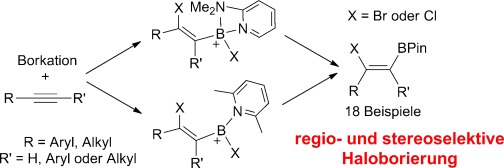 Haloboration of Internal Alkynes with Boronium and Borenium Cations as a Route to Tetrasubstituted Alkenes