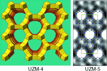 Open-Framework Materials Synthesized in the TMA+/TEA+ Mixed-Template System: The New Low Si/Al Ratio Zeolites UZM-4 and UZM-5