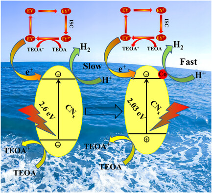Cobalt Nanoparticles Encapsulated in Hollow Carbon Nitride Nanotubes for Efficient Photocatalytic Hydrogen Evolution