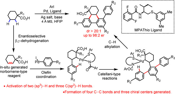 One-Step Synthesis of Chiral 9,10-Dihydrophenanthrenes via Ligand-Enabled Enantioselective Cascade β,γ-Diarylation of Acids