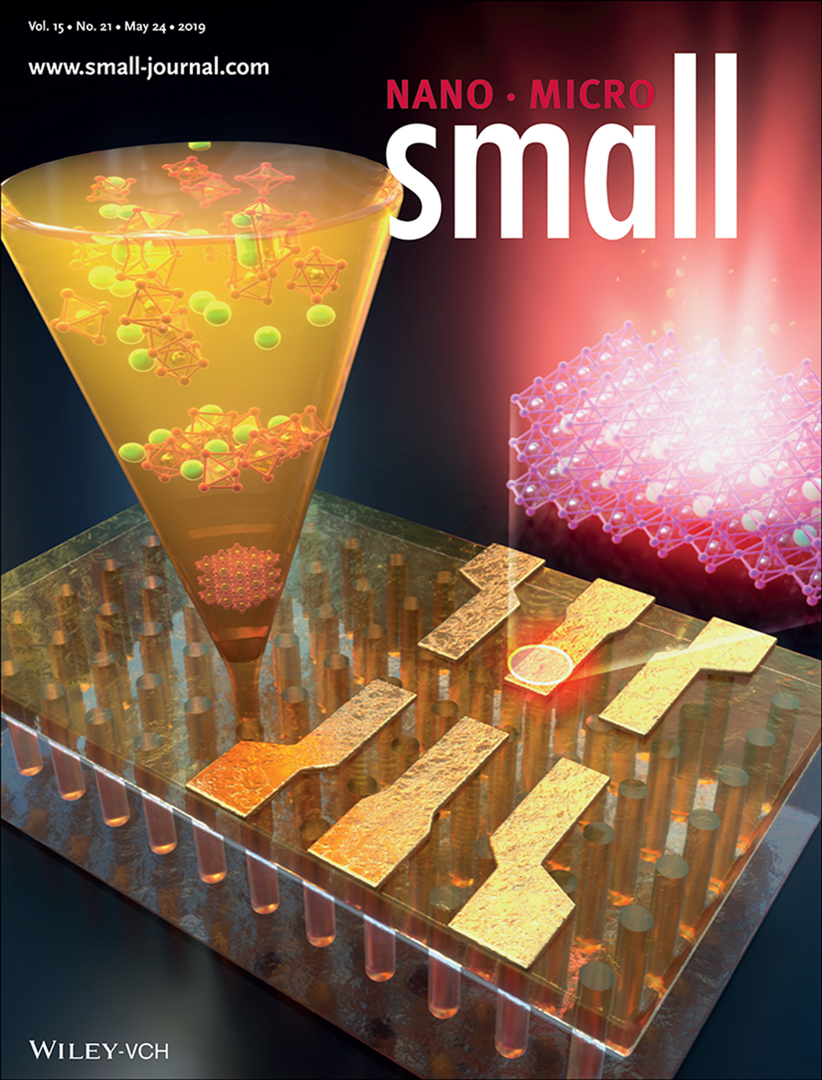 Ultrastable Perovskites: Strain-Mediated Phase Stabilization: A New Strategy for Ultrastable α-CsPbI3 Perovskite by Nanoconfined Growth (Small 21/2019) Volume 15 Issue 21, 2019