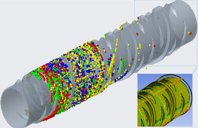 Numerical Simulation of Mixing Enhancement in a Single Screw Extruder by Different Internal Baffles