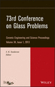 Cover image of 73rd Conference on Glass Problems