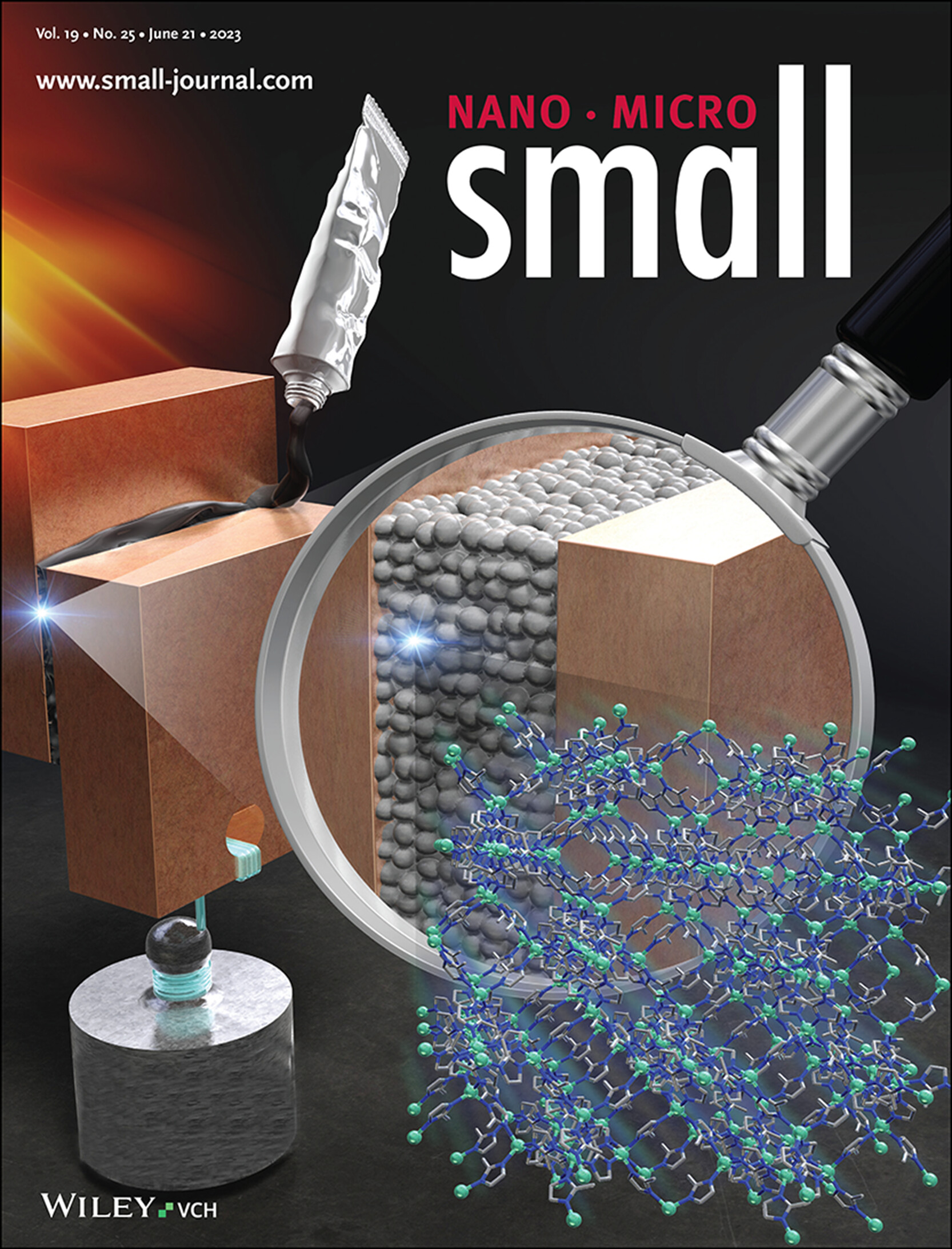 Sintering Metal–Organic Framework Gels for Application as Structural Adhesives (Small 25/2023) Volume 19 Issue 25, 2023