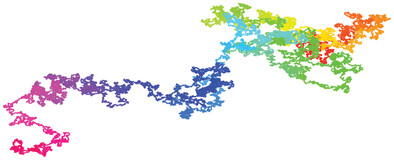 Monte Carlo Simulation of Long Hard-Sphere Polymer Chains in Two to Five Dimensions