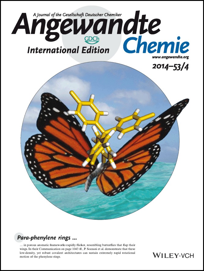 Back Cover: Molecular Rotors in Porous Organic Frameworks (Angew. Chem. Int. Ed. 4/2014)