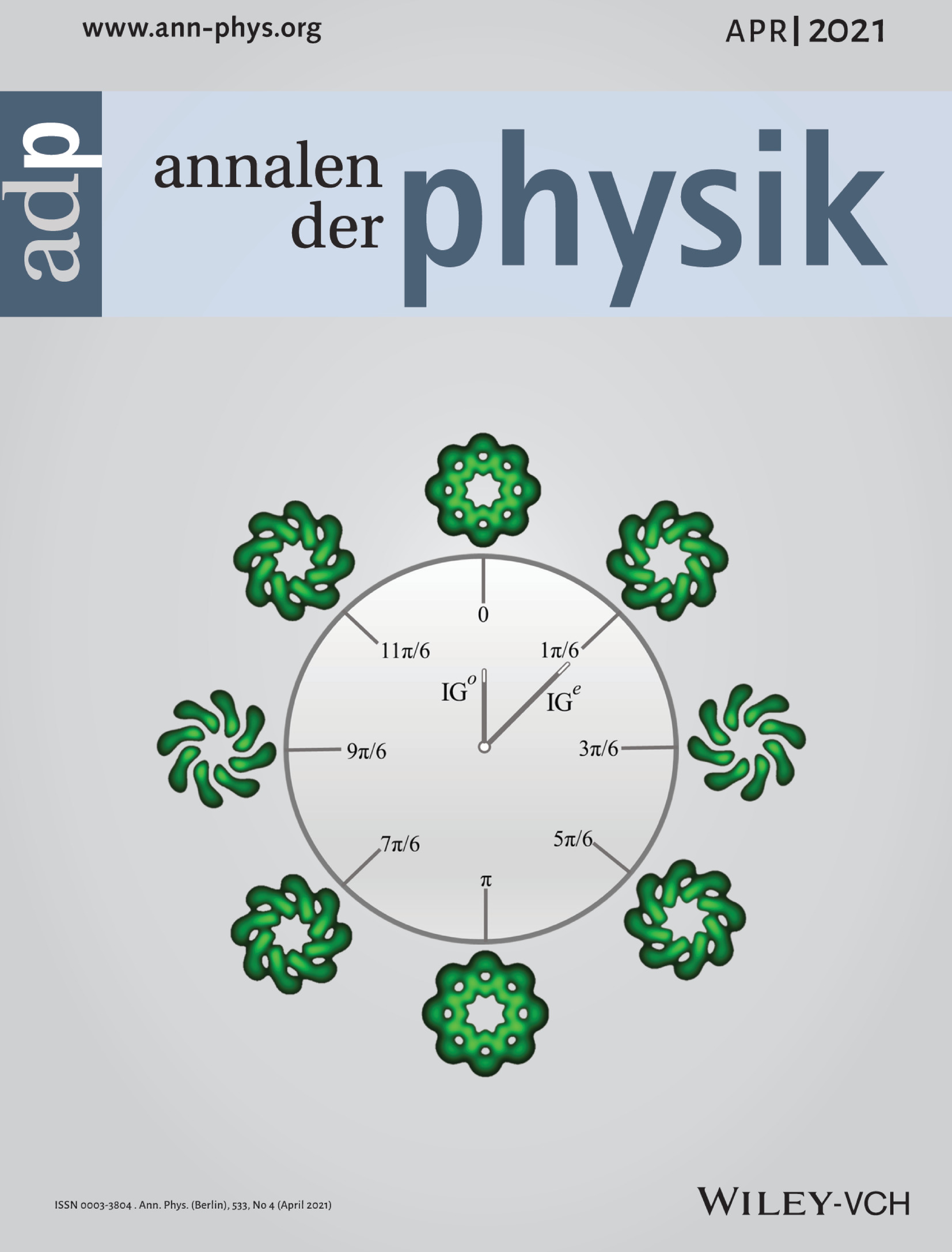 Optical Fields: Flower-Shaped Optical Vortex Array (Ann. Phys. 4/2021) Volume 533 Issue 4, 2021
