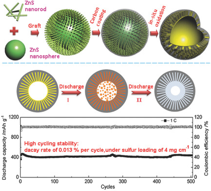 Functional Differentiation of Three Pores for Effective Sulfur Confinement in Li–S Battery