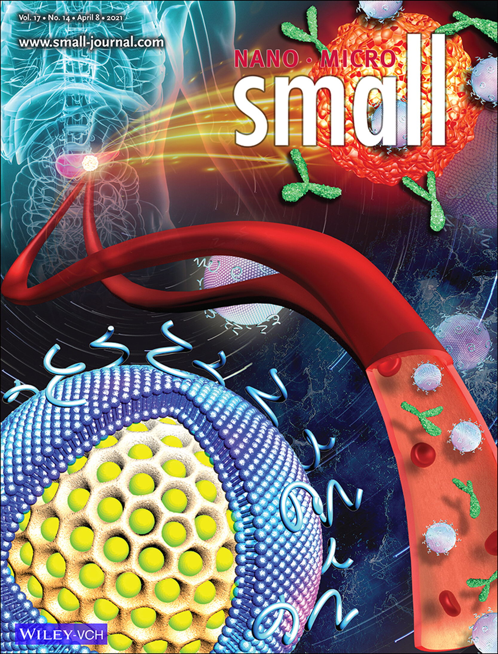 Silicasome Nanocarriers: Development of Facile and Versatile Platinum Drug Delivering Silicasome Nanocarriers for Efficient Pancreatic Cancer Chemo-Immunotherapy (Small 14/2021) Volume 17 Issue 14, 2021