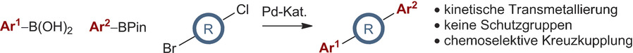 Chemoselective Suzuki–Miyaura Cross-Coupling via Kinetic Transmetallation