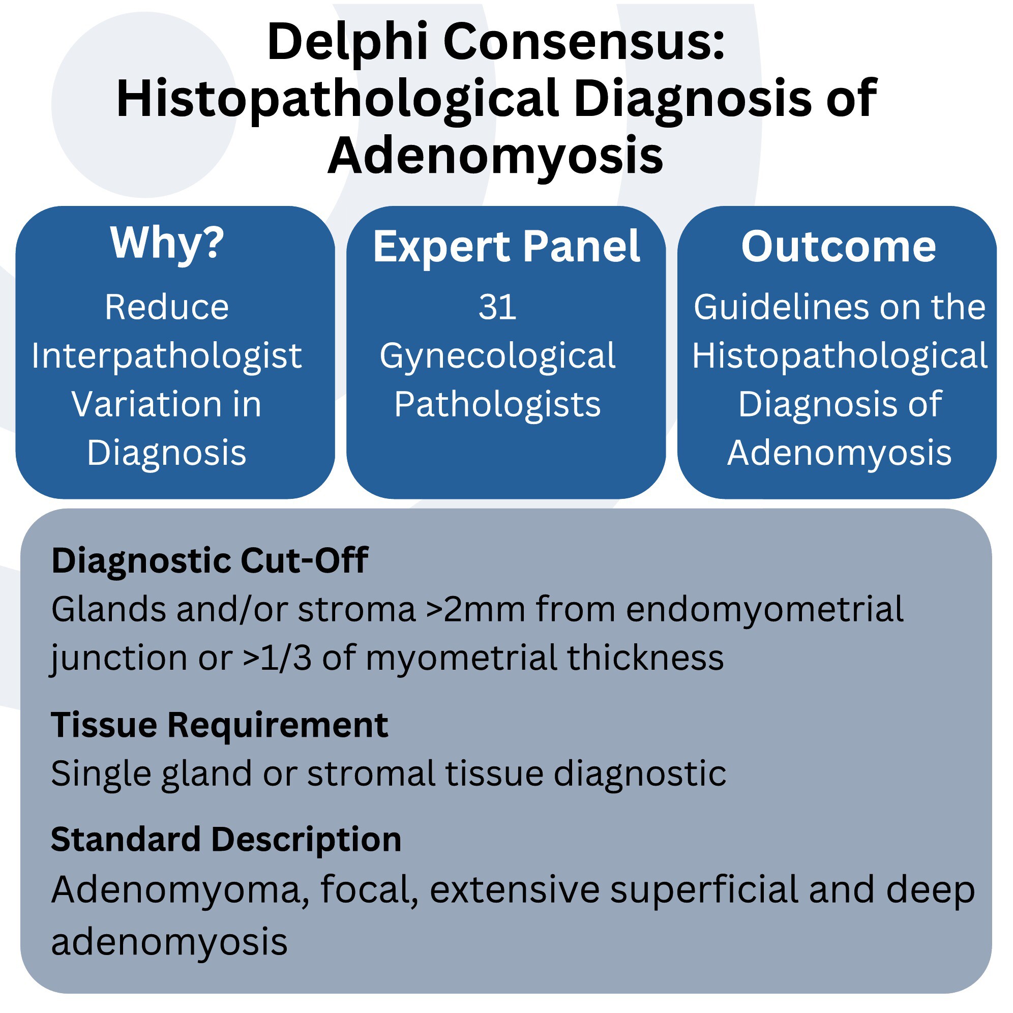 Standardizing the histopathological diagnosis of adenomyosis: an international Delphi consensus