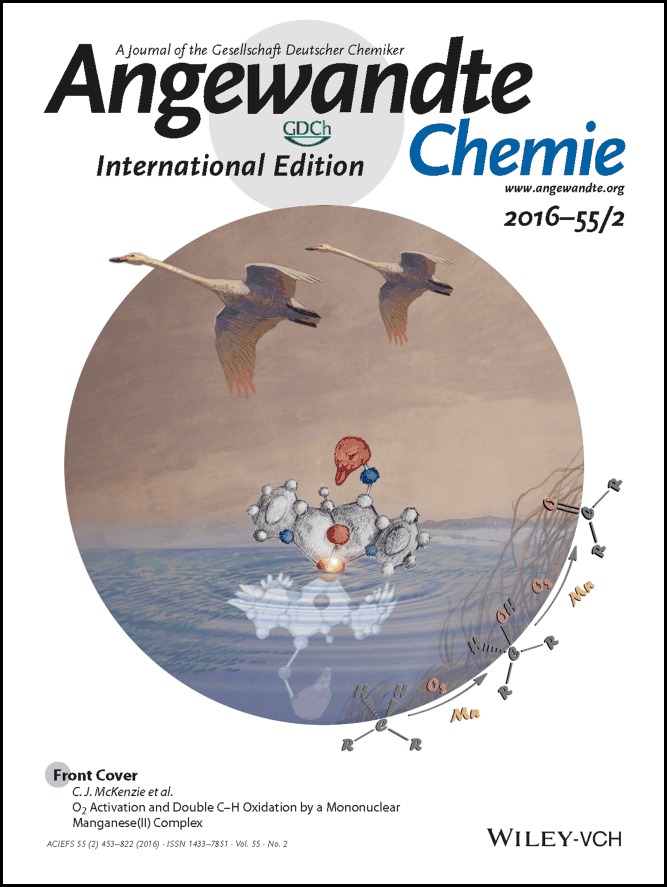 Cover Picture: O2 Activation and Double C<span class='icomoon'></span>H Oxidation by a Mononuclear Manganese(II) Complex (Angew. Chem. Int. Ed. 2/2016)