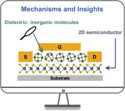 On the Working Mechanisms of Molecules-Based Van der Waals Dielectrics