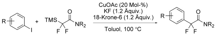 Synthesis of Aryldifluoroamides by Copper-Catalyzed Cross-Coupling