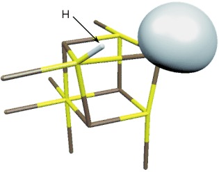 First Evidence of a Single-Ion Electron Trap at the Surface of an Ionic Oxide