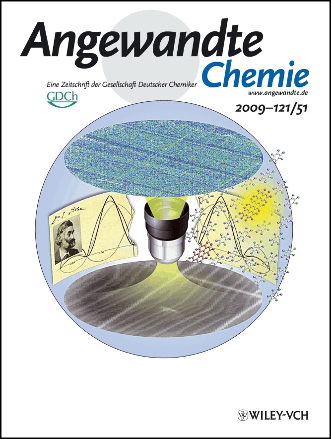 Innentitelbild: Festkörper-Nanodiagnostik mit optischer Fernfeldmikroskopie durch spektral aufgelöste Abbildung von Einzelmolekülen (Angew. Chem. 51/2009)