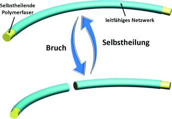Self-Healable Electrically Conducting Wires for Wearable Microelectronics