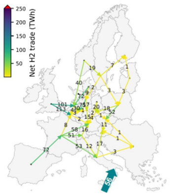 Hydrogen Infrastructure in the Future CO2-Neutral European Energy System—How Does the Demand for Hydrogen Affect the Need for Infrastructure?