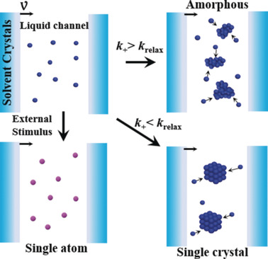 Precise Control Over Kinetics of Molecular Assembly: Production of Particles with Tunable Sizes and Crystalline Forms