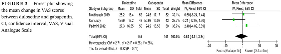 A randomized control trial of duloxetine and gabapentin in painful diabetic neuropathy 度洛西汀与加巴喷丁治疗痛性糖尿病神经病变的随机对照试验