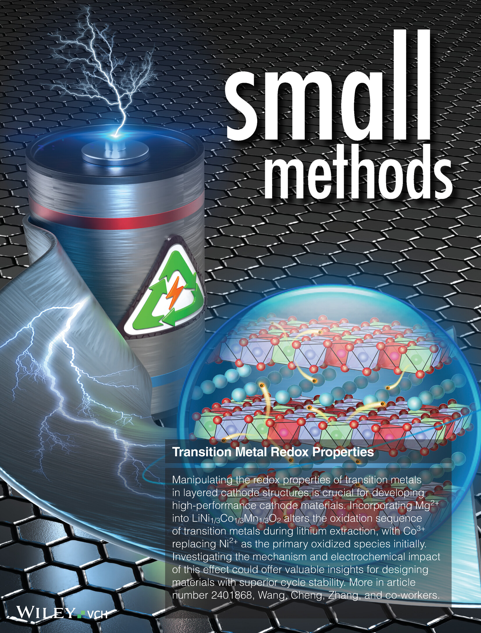 A Strategy for Mitigating Lattice Stress and Enhancing Cycle Stability Through Modulating Transition Metal Redox Sequence (Small Methods 7/2025) Volume 9 Issue 7, 2025