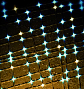 Toward Wearable Sensors: Fluorescent Attoreactor Mats as Optically Encoded Cross-Reactive Sensor Arrays