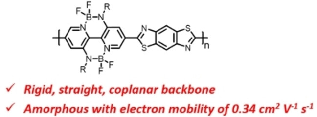 An Amorphous n-Type Conjugated Polymer with an Ultra-Rigid Planar Backbone