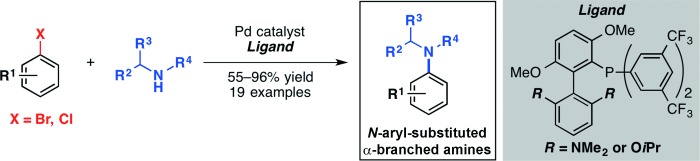 Design of New Ligands for the Palladium-Catalyzed Arylation of α-Branched Secondary Amines