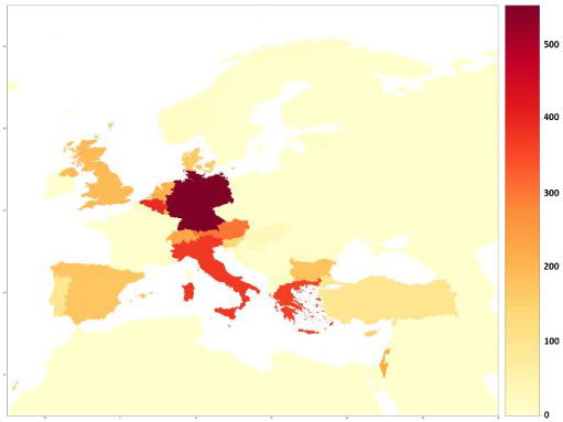 The status of implementation of photovoltaic systems and its influencing factors in European countries