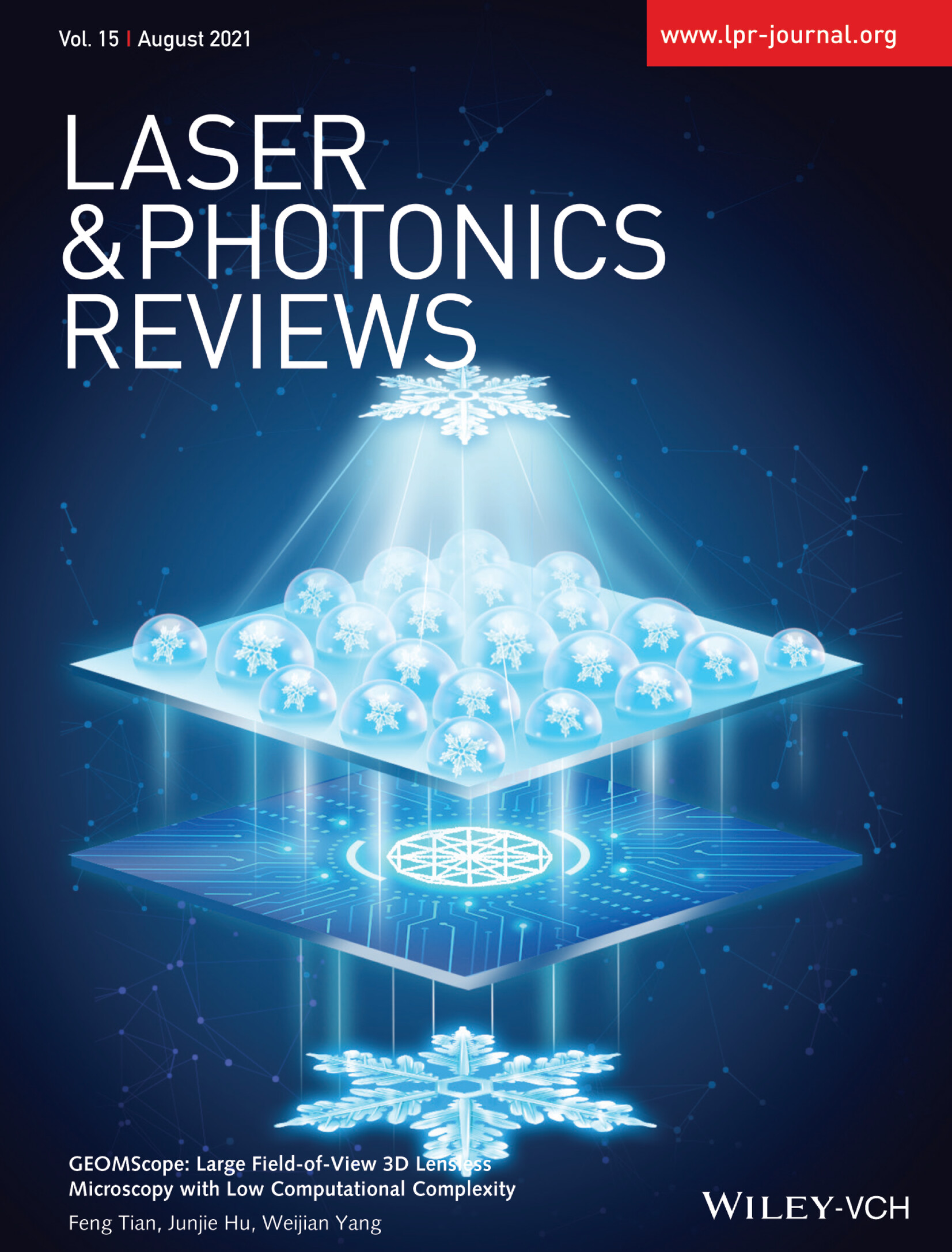 Real-Time 3D Imaging: GEOMScope: Large Field-of-View 3D Lensless Microscopy with Low Computational Complexity (Laser Photonics Rev. 15(8)/2021) Volume 15 Issue 8, 2021