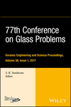 Cover image of 77th Conference on Glass Problems